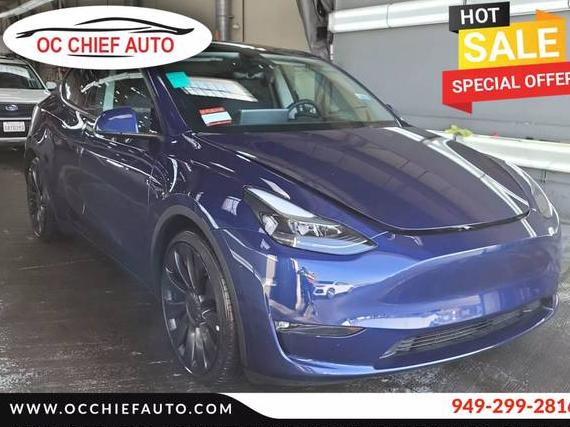 TESLA MODEL Y 2022 7SAYGDEF0NF513652 image